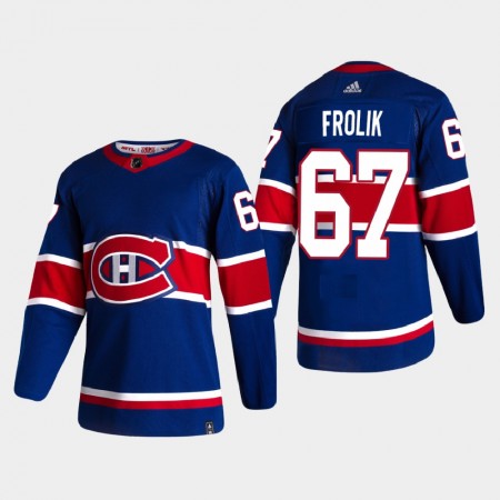 Herren Eishockey Montreal Canadiens Trikot Michael Frolik 67 2020-21 Reverse Retro Authentic